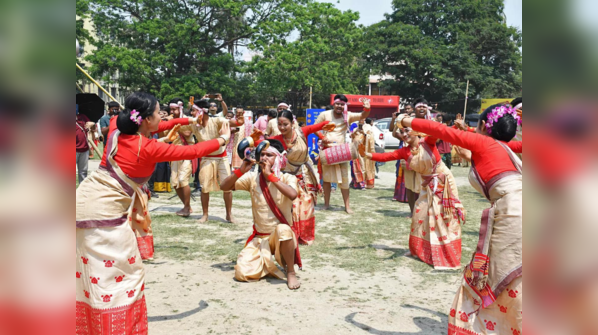 This is what happens on first day of Rongali Bihu