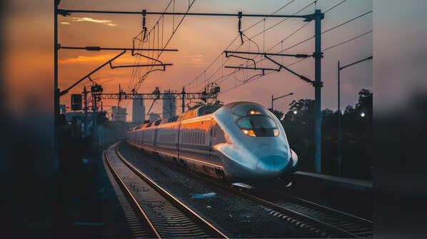 Delhi-Ahmedabad Bullet Train Travel Time