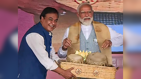 PM Modi addresses rally in Assam's Nalbari