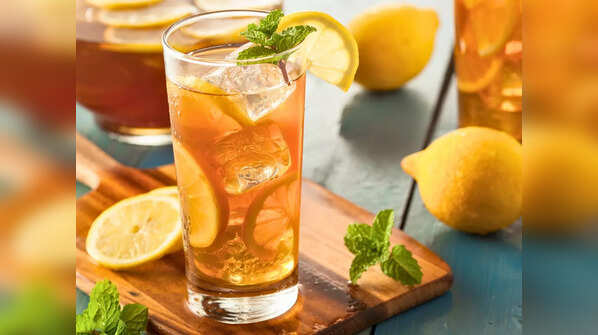 Iced green tea