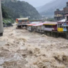Flood alert due to glacial melting