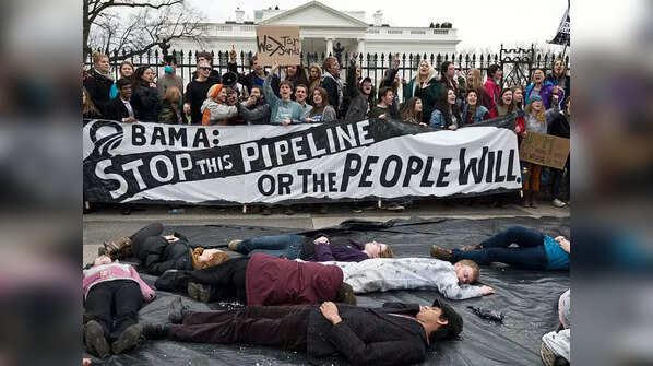 The Keystone XL pipeline protests (2010)