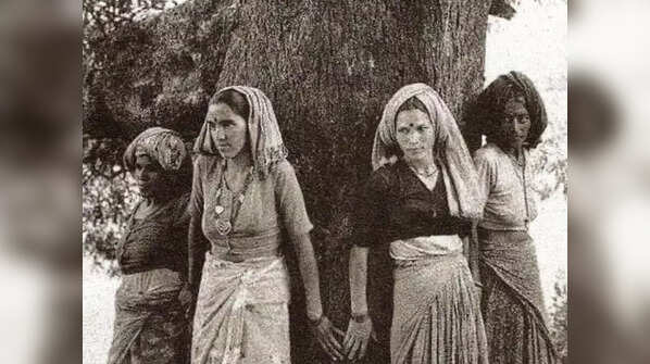 The Chipko movement (1973)