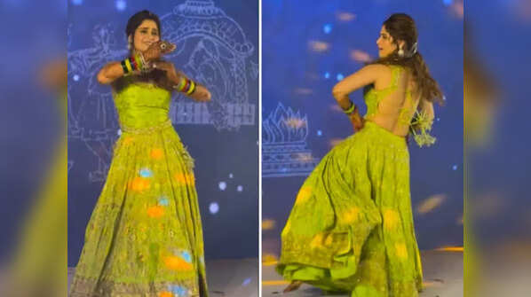 Emotional performance from the bride to be