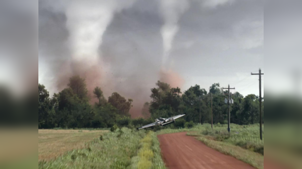 Another tornado hits airport