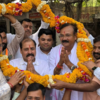 BJP member and former Air Force chief Air Chief Marshal RKS Bhadauria campaigned with BJP MP and candidate from Fathepur Sikri Lok Sabha constituency in a road show in the Bah area near Agra.