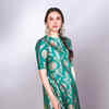 Aditi Rao Hydari stuns as the epitome of style and grace in teal blue  brocade sharara set | Times of India