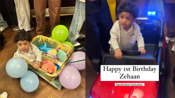 Zehaan's too-cute entry and a grand birthday gift
