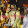 PM Modi greets supporters 