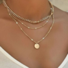 Layered minimal neck chains