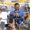 Lok Sabha Elections 2024: Delhi CM and AAP convenor Arvind Kejriwal holds a roadshow in Kurukshetra, Haryana.