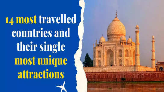 14 most travelled countries and their single most unique attractions   
