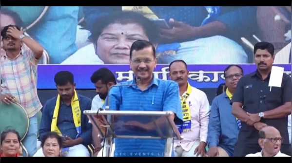 Delhi CM Arvind Kejriwal in Bhiwandi