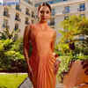Article image for: Kiara Advani is a sight to behold in an orange gown for her second look at <i class="tbold">cannes 2024</i>