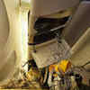 Article image for: <i class="tbold">oxygen mask</i>s hanging from above