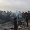 People seeking refuge attacked