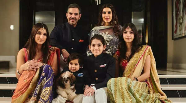 His family