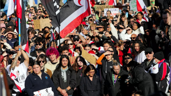Protest against 'anti-Maori' policies