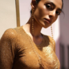 Shining in a Golden Gown at Cannes