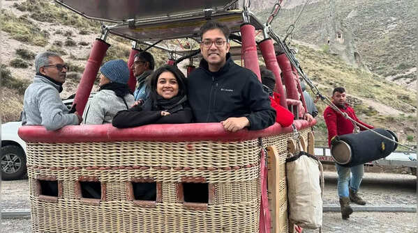 Hot air balloon ride