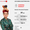 Kangana Ranaut from Mandi