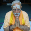 Clad in saffron 