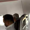 Viral photo of Bihar CM-JD(U) leader Nitish Kumar and RJD leader Tejashwi Yadav travelling to Delhi on the same flight. Both of them were travelling to Delhi for NDA meeting and INDIA bloc meeting respectively.