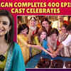Article image for: <i class="tbold">suhaagan</i>'s Garima, Raghav Thakur & Others Celebrate With Cake-Cutting As Show Completes 400 Episodes