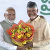 PM greets Naidu after he was sworn in