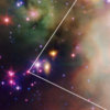 ​Synchronized gas jets from twin stars