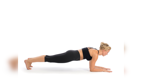 Dolphin Plank pose (Makara Adho Mukha Svanasana)