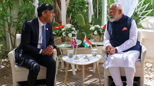 Discussion with British Prime Minister Rishi Sunak