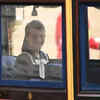 Britain's Prince, Priccess arrive for the King's birthday parade