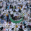 Muslims pray at a Bengaluru public ground