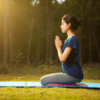 Article image for: Vajrasana (Thunderbolt pose) with Shashankasana (Rabbit pose)