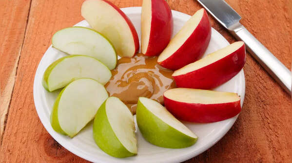 Apple Slices with Almond Butter