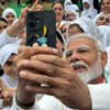 PM clicks selfies post-Yoga celebrations