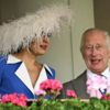 Camilla dazzles in blue, Charles elegantly formal