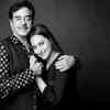 Sonakshi Sinha laying her head on Shatrugan Sinha’s chest