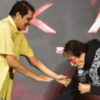 Article image for: Amitabh Bachchan Honors Producer <i class="tbold">ashwani</i> by Touching His Feet