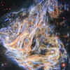 ​Shreds of the colorful supernova remnant