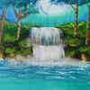 ​Waterfall painting