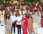Ambani family kicks off Anant and Radhika’s wedding celebrations with mass wedding for underprivileged couples