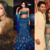 Guests adorning stunning emeralds