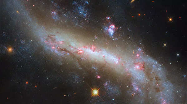 Lights of a galactic bar