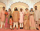 Joyous celebrations as the Ambani family unites in the grand wedding of Anant Ambani and Radhika Merchant