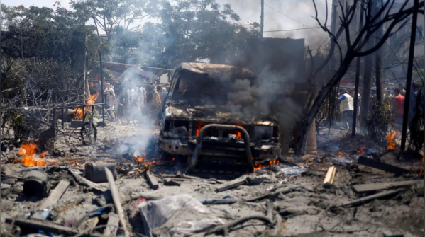 Israeli strike on displacement camp in Gaza