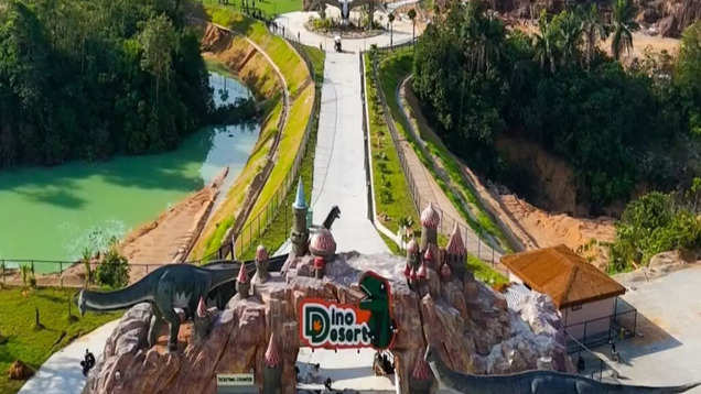 Top Stories Tamfitronics Asia’s largest dinosaur-theme park, Dino Desert, has opened in Malaysia