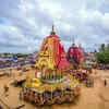 Godly vehicles pulled by devotees
