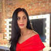 bang bang katrina red dress Katrina Kaif wears a hand embroidered wine gown by Jade Couture #BangBang